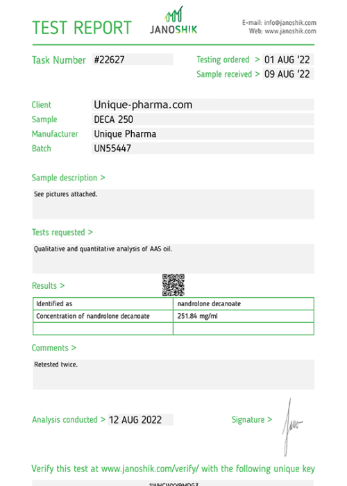 DECA 200 UNIQUE PHARMA