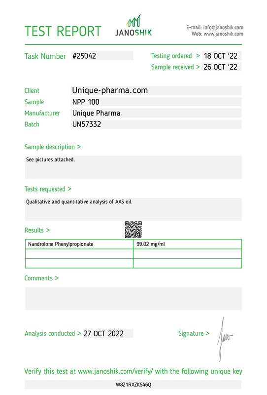 NPP100 UNIQUE PHARMA